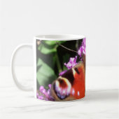 Mug Papillon paon et bouddleie (Gauche)