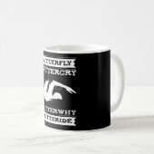 Mug Papillon papillon Buttercry pourquoi - Conception (Devant droit)