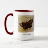 Mug Papillon peint Frida Kahlo (Gauche)
