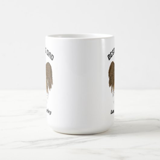 Mug Papillon personnalisé Chien Chien Chien Chien Chie (Centre)