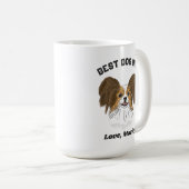 Mug Papillon personnalisé Chien Chien Chien Chien Chie (Devant droit)