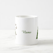 Mug Papillon Pois de Senteur Doux Monogramme Initiale  (Centre)
