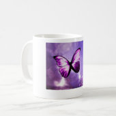 Mug Papillon pourpre (Devant gauche)
