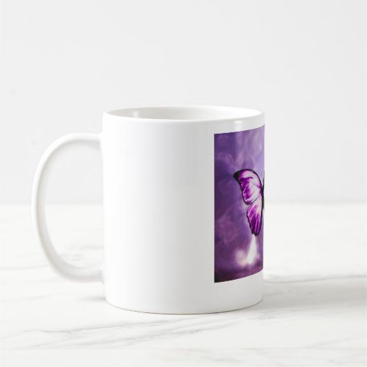 Mug Papillon pourpre (Gauche)