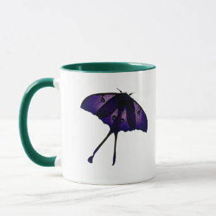 Mug Papillon pourpre dans le jardin de printemps Natur