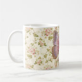 Mug Papillon rose Chic Shabby (Gauche)