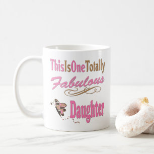 Mug Papillon rose de la Fille
