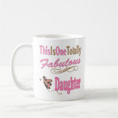 Mug Papillon rose de la Fille (Gauche)