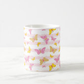 Mug Papillon rose et or (Centre)