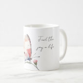 Mug Papillon rose joie (Devant droit)