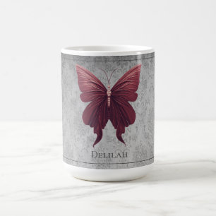Mug Papillon rouge à bijoux