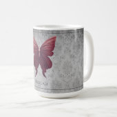 Mug Papillon rouge à bijoux (Devant droit)