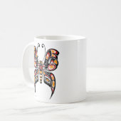 Mug Papillon rouge et jaune d'esprit de Haida (Devant gauche)