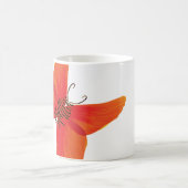 Mug Papillon rouge orange avec votre nom (Centre)