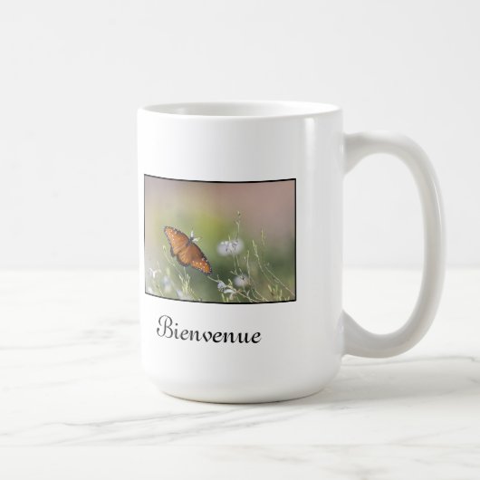 Mug Papillon royal Bienvenue (Droite)