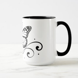 Mug Papillon royal élégant