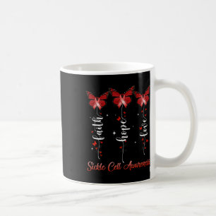 Mug Papillon Ruban Faith Hope Love Sickle Cell Aware