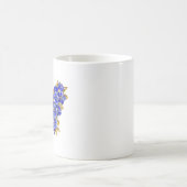 Mug Papillon Saphir Fleur (Centre)