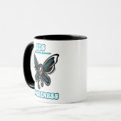 Mug Papillon/sensibilisation...EDS (Devant gauche)