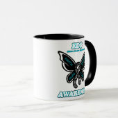 Mug Papillon/sensibilisation...EDS (Devant droit)