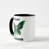 Mug Papillon/sensibilisation...Mug coeliaque (Devant gauche)
