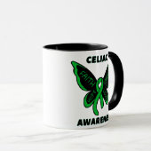 Mug Papillon/sensibilisation...Mug coeliaque (Devant droit)