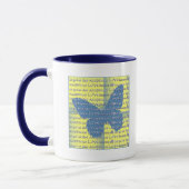 Mug Papillon Slogan (Gauche)