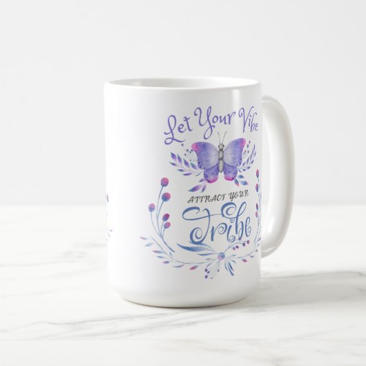 Mug Papillon Spirit Vibe grand (Devant droit)