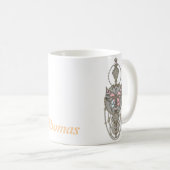 Mug Papillon stylisé (Devant droit)