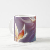 Mug Papillon stylisé et fleur (Devant gauche)