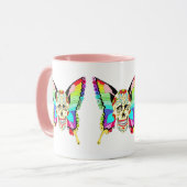 Mug Papillon Sugar Skull (Devant gauche)