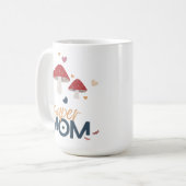 Mug Papillon Super MOM (Devant gauche)