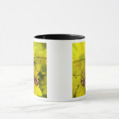 Mug Papillon sur jaune (Centre)