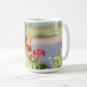 Mug Papillon sur le vers de bible de Corinthiens des (Devant droit)