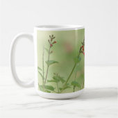 Mug Papillon sur les fleurs, w Verse de Psaume 118:24 (Gauche)