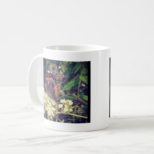 Mug Papillon sur papillon Bush (Devant gauche)