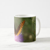 Mug Papillon sur un chardon (Devant droit)