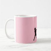 Mug Papillon sur une laisse (Gauche)