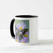 Mug Papillon sur Violet (Devant gauche)