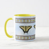 Mug Papillon Swallowtail Jaune Sud-Ouest Ciel Bleu (Gauche)