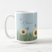 Mug Papillon Tournesol Floral (Gauche)