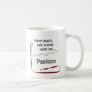 Mug Papillon Travel Leash