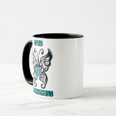 Mug Papillon/Tribal...POTS (Devant gauche)