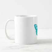 Mug Papillon Turquoise (Gauche)