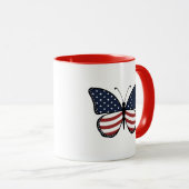 Mug Papillon USA Sublimation-62614 (Devant droit)