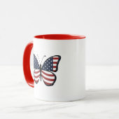 Mug Papillon USA Sublimation-62614 (Devant gauche)