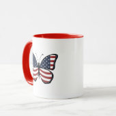 Mug Papillon USA Sublimation-62614 (Devant gauche)