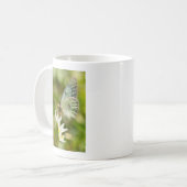 Mug Papillon Vert sur Fausse Ail Parure et Cadeaux (Devant gauche)