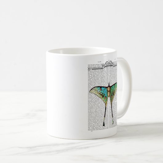 Mug Papillon vibrant (Devant droit)