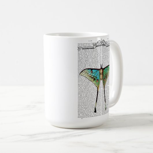 Mug Papillon vibrant (Devant droit)